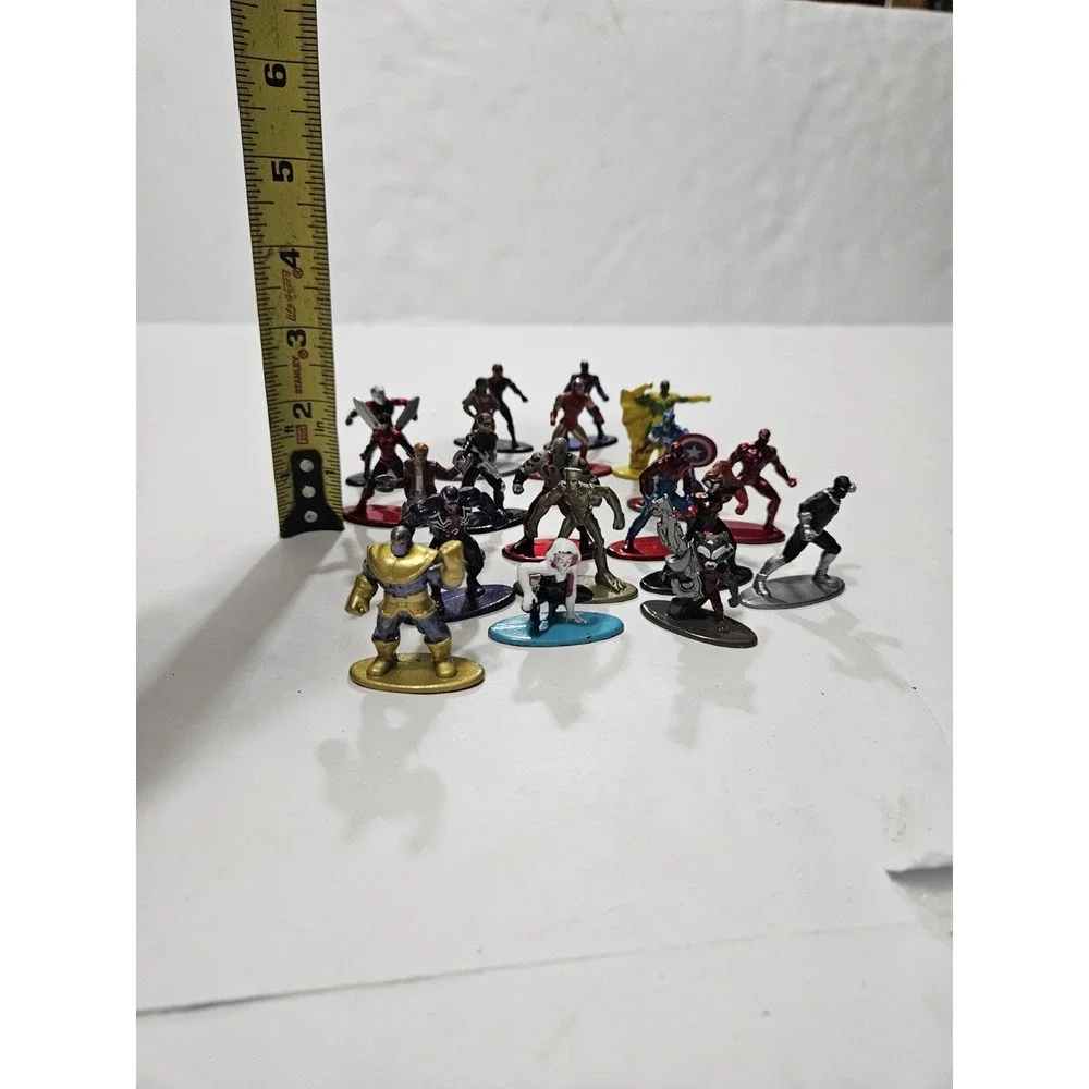 Jada Toys Marvel Nano Metalfigs MiniFigures DieCast Metal Lot Of‎ 20 Figures